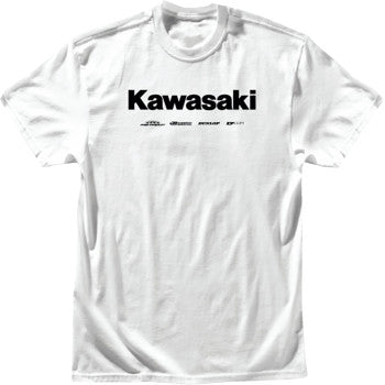 D'COR VISUALS Kawasaki Racing T-Shirt - White