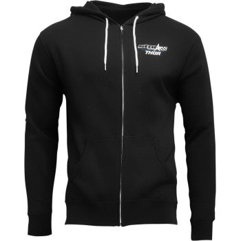 Thor Star Racing Champ Zip-Up Fleece - Black