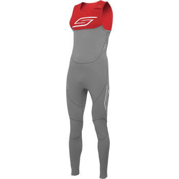 Slippery Breaker Wetsuit - Charcoal/Red