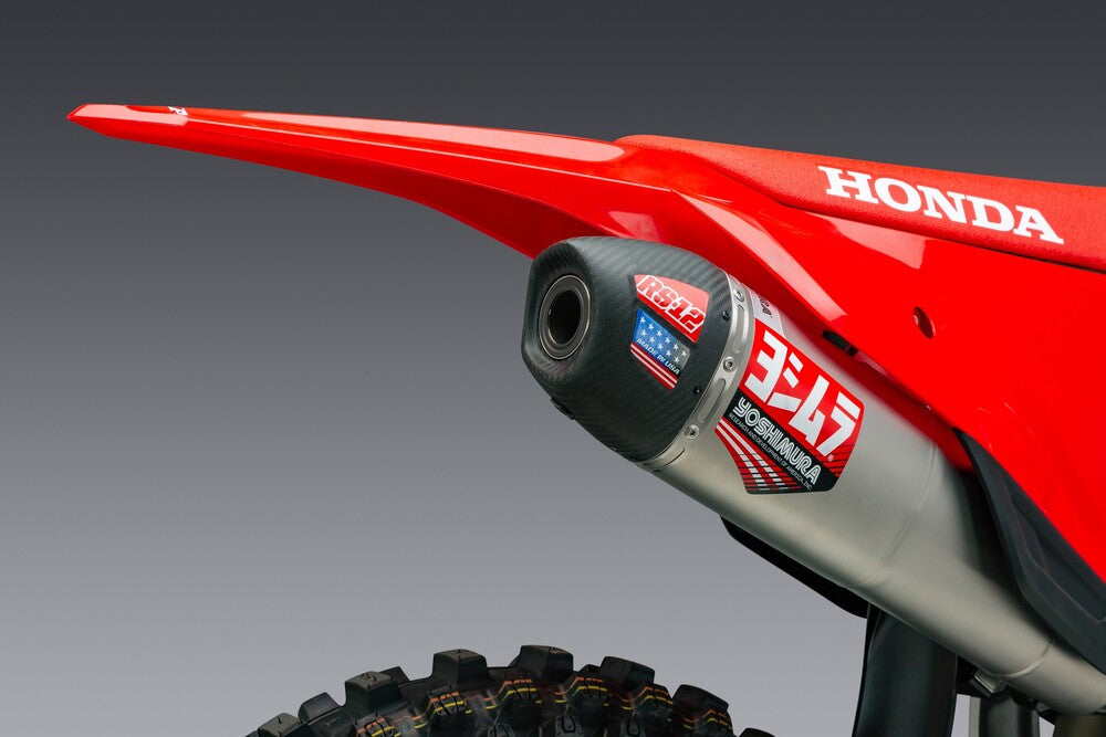 YOSHIMURA RS-12 SYSTEM SS/AL/CF CRF450 2021-24