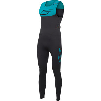 Slippery Breaker Wetsuit - Black/Aqua