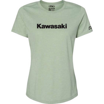 Factory Effex Women's Kawasaki T-Shirt - Light Heather Green