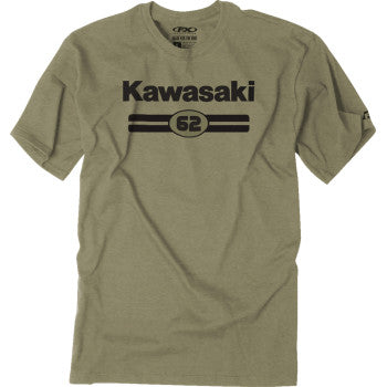 Factory Effex Kawasaki Sixty Two T-Shirt - Heather Olive