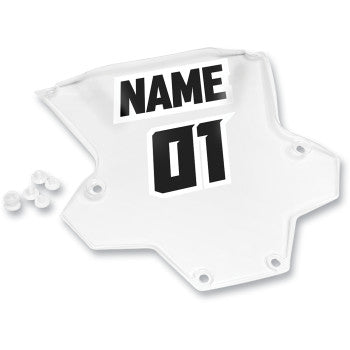 Thor Sentinel XP Roost Deflector Clear Number Plate