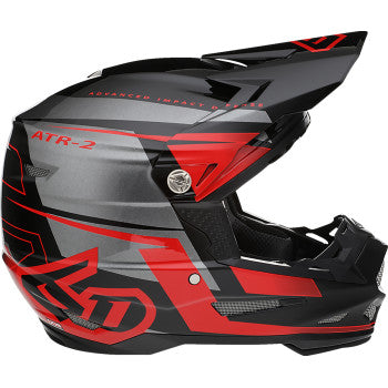 6D Helmets ATR-2 Mach Helmet, Red/Gray/Black