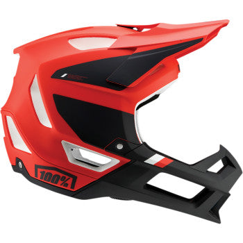 100% Trajecta Helmet - Fidlock - Cargo - Fluo Red