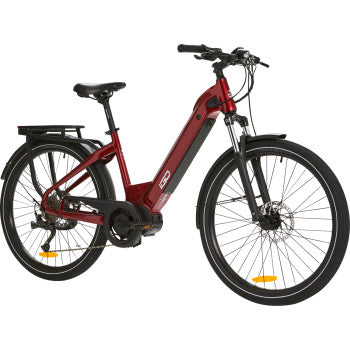 IGO ELECTRIC BIKES Discovery Rosemont LS E-Bike - Burgundy - Step Through