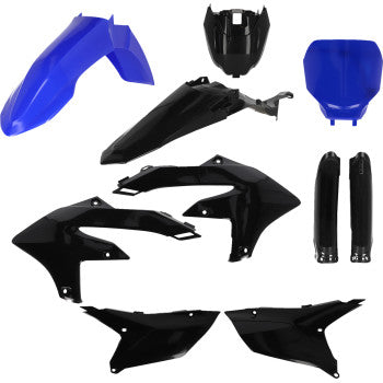 Acerbis Full Replacement Body Kit - Black/Blue