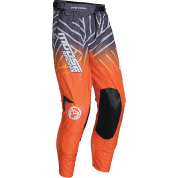 Moose Racing Sahara Pants - Gray/Orange