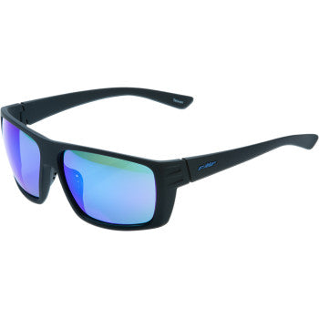 FMF Pit Stop Sunglasses, Black/Blue