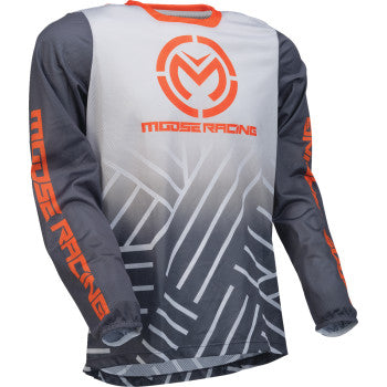 Moose Racing Sahara Jersey - Gray/Orange