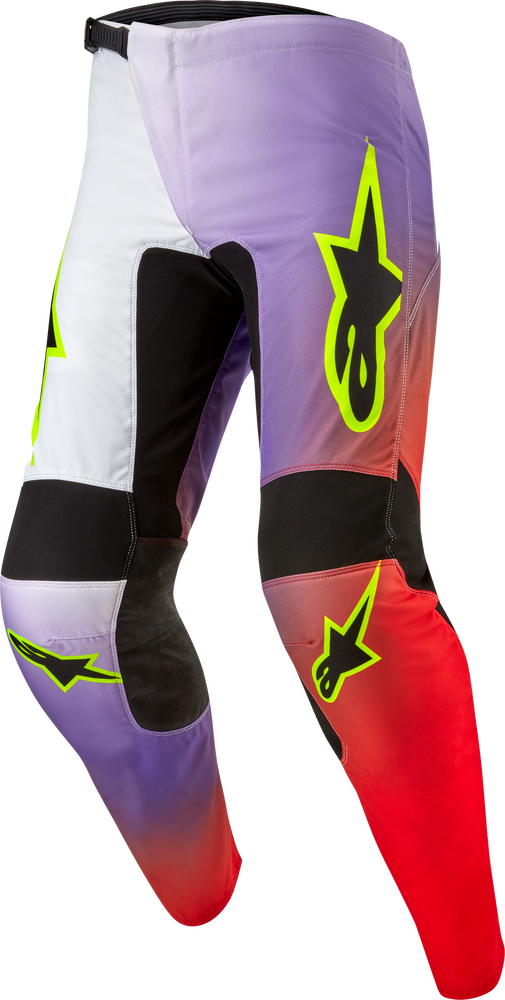 Alpinestars Fluid Lucent Pants White/Neon Red/Yellow Fluo