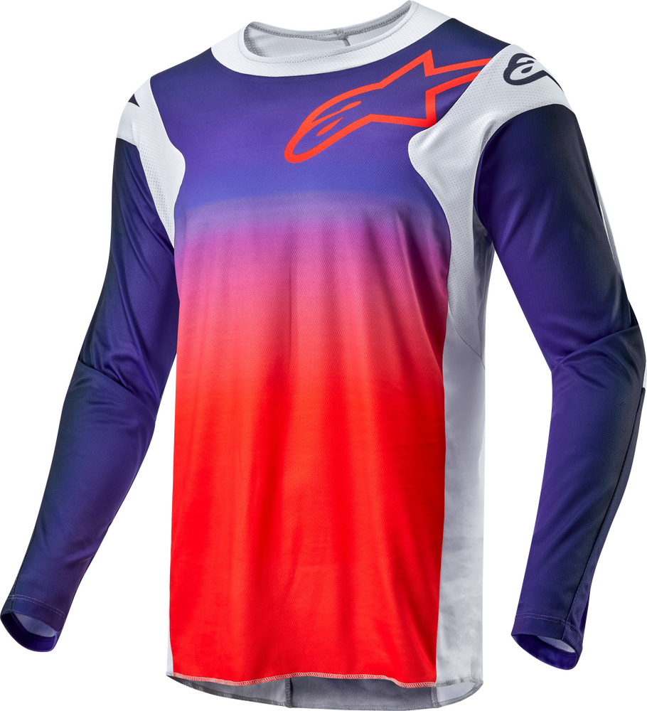 Alpinestars Racer Hoen Jersey Light Grey/Hot Orange/Black