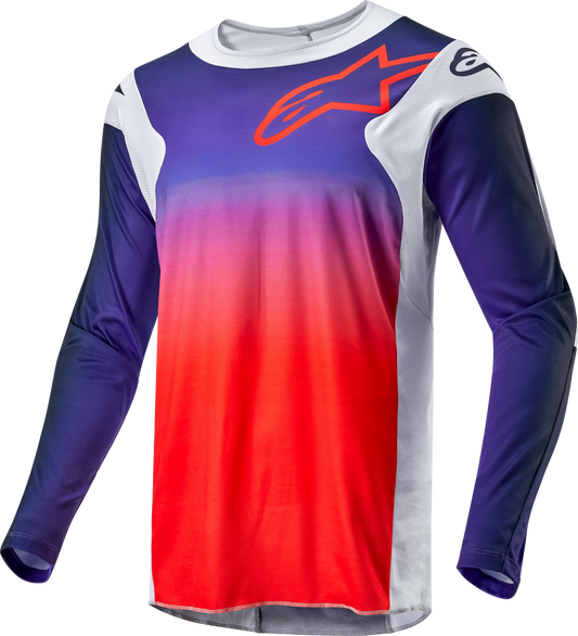 Alpinestars Racer Hoen Jersey Light Grey/Hot Orange/Black