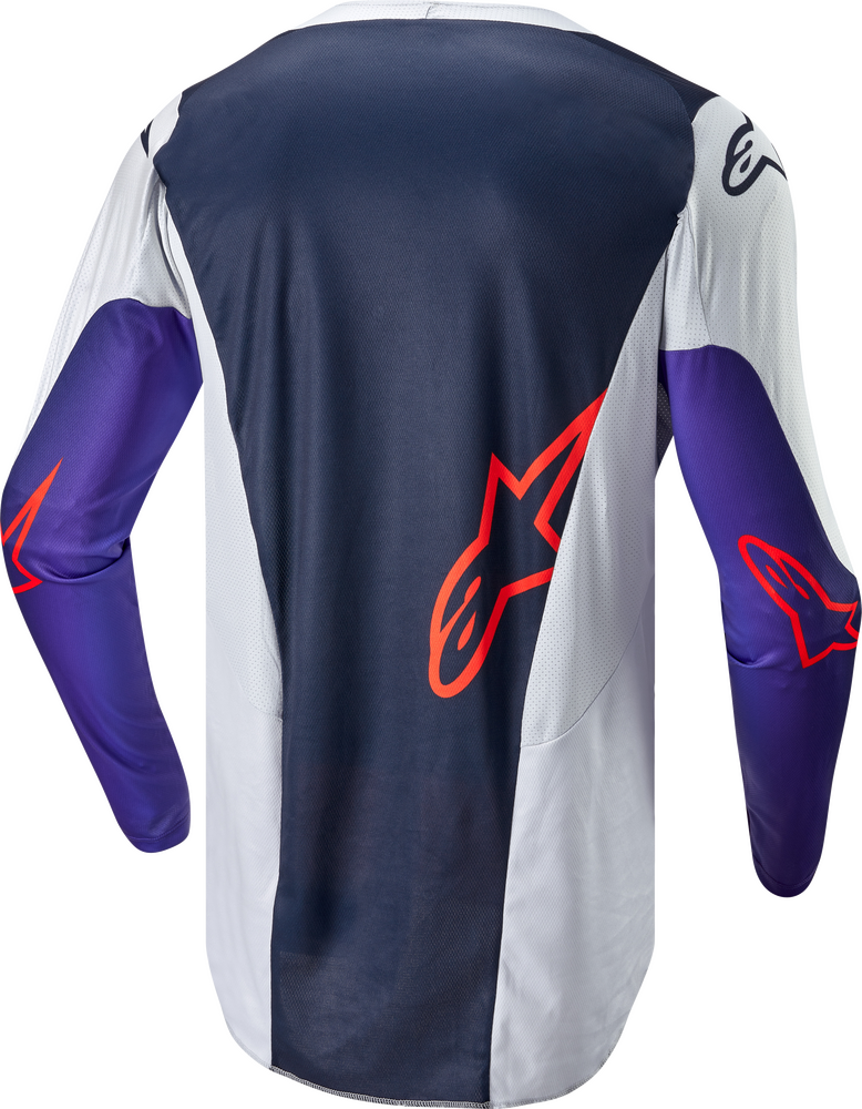 Alpinestars Racer Hoen Jersey Light Grey/Hot Orange/Black