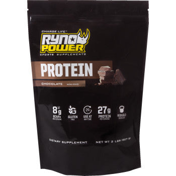 Ryno Power Protein Premium Whey Powder - Chocolate - 2 lb - 20 Servings