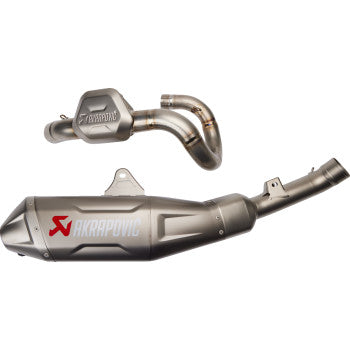 AKRAPOVIC Exhaust System - Titanium. 2022-24 Honda CRF 250R/RX