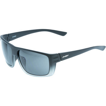 FMF Pit Stop Sunglasses, Black/Smoke