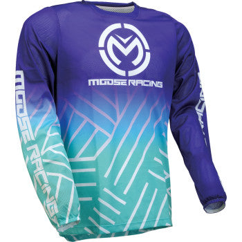 Moose Racing Sahara Jersey - Purple/Turquoise