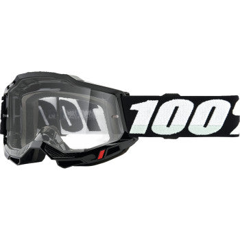 100% Accuri 2 Junior Goggles — black Clear Lens