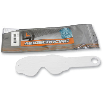 Moose Racing Qualifier Youth Tear-Offs - Clear - 10 Pack