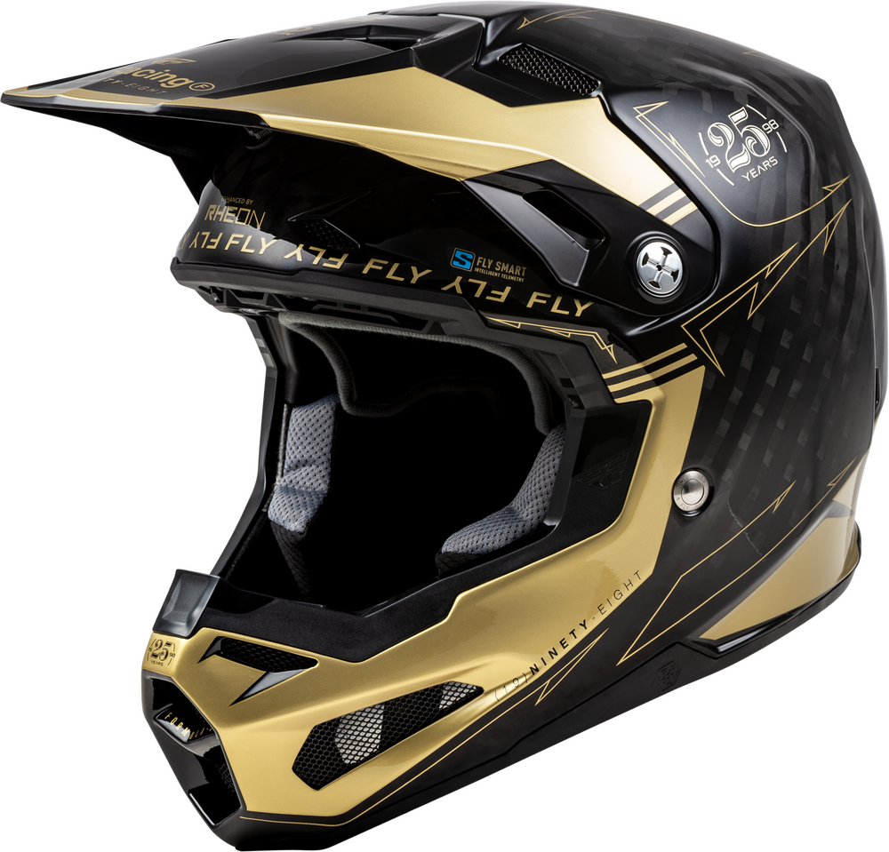 Fly Racing Formula S Carbon Legacy Helmet Black/Gold