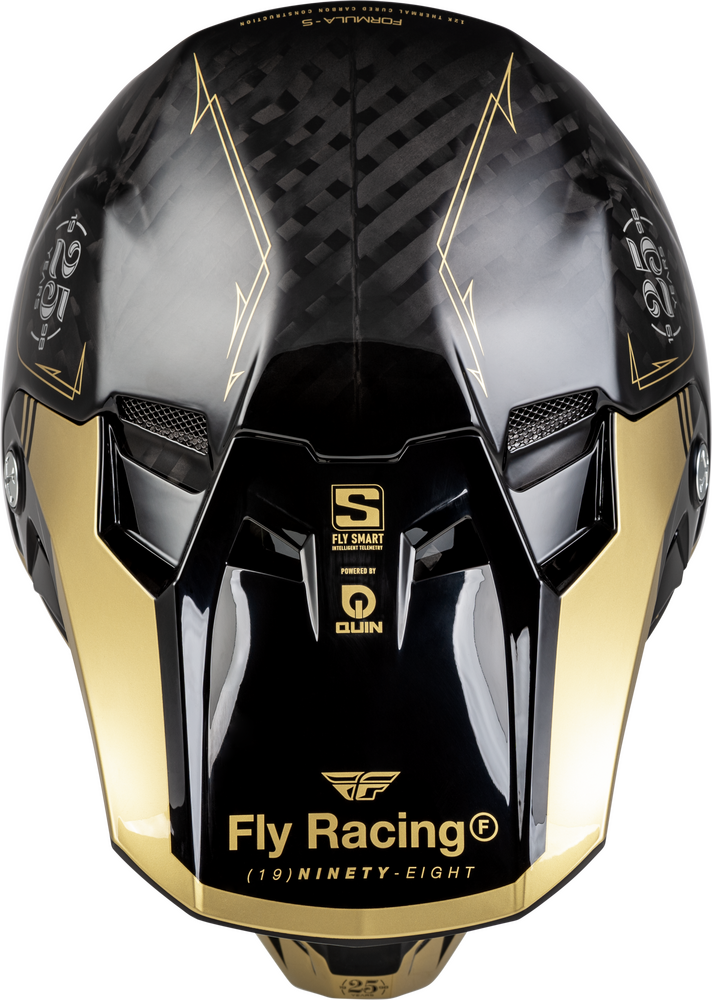 Fly Racing Formula S Carbon Legacy Helmet Black/Gold