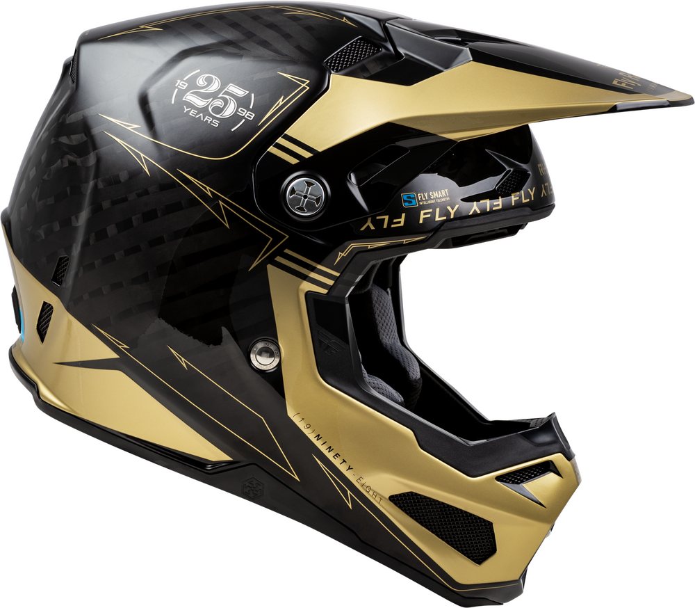 Fly Racing Formula S Carbon Legacy Helmet Black/Gold