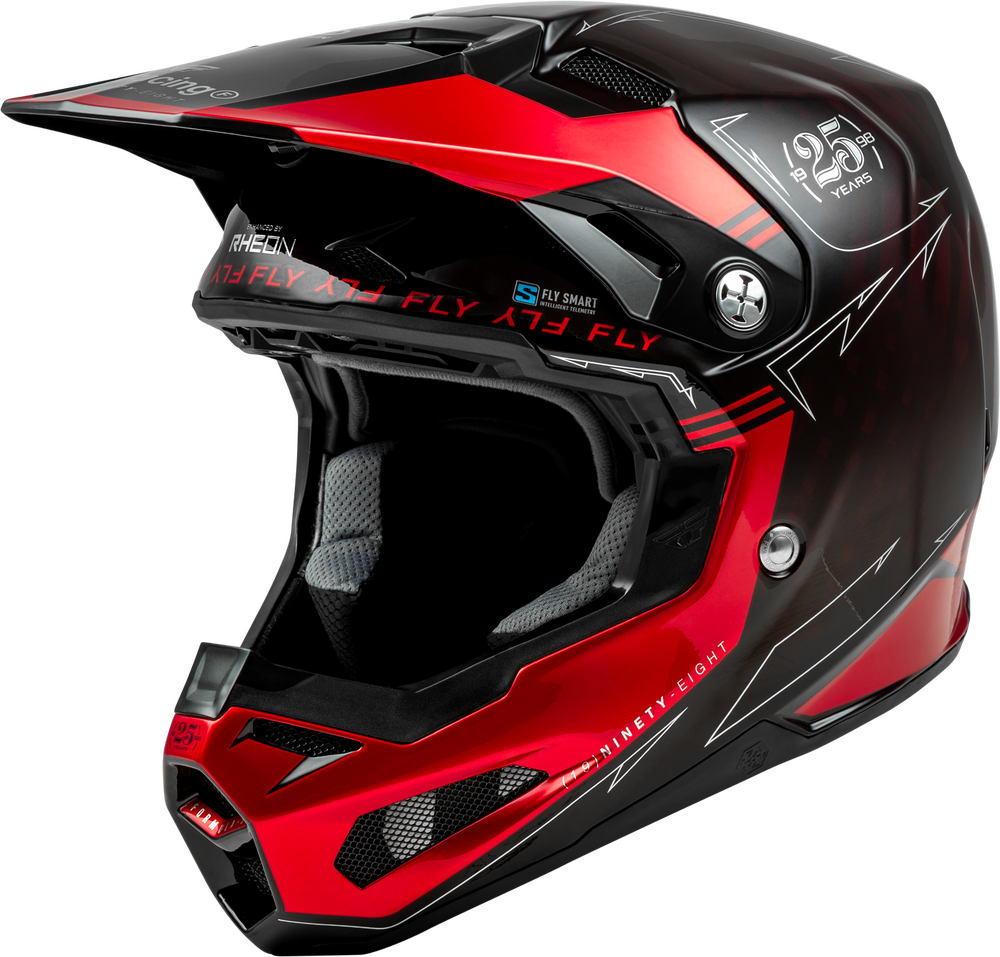 Fly Racing Formula S Carbon Legacy Helmet Red Carbon/Black