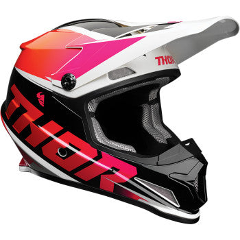 Thor Sector Helmet - Fader - Orange/Magenta