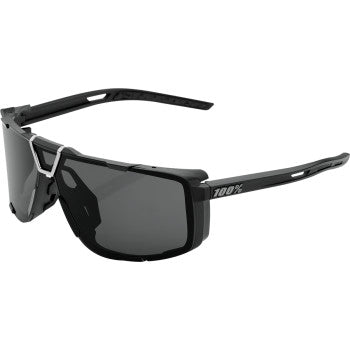 100% Eastcraft Sunglasses, Matte Black - Smoke