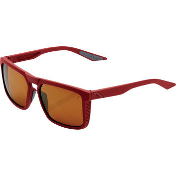 100% Renshaw Sunglasses, Crimson - Bronze