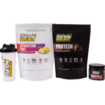 Ryno Power, Essentials Power Package - Hydration Fuel & Protein Powder Bundle