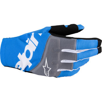 Alpinestars Techstar MX Gloves - Black/Blue