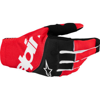 Alpinestars Techstar MX Gloves - Black/Bright Red