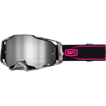 100% Armega Goggle - Sarcelle - Silver Mirror