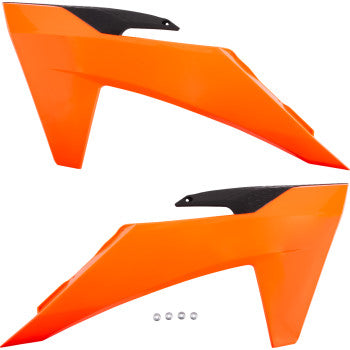 UFO Replacement Radiator Shrouds, 2022.5 - 2024 KTM