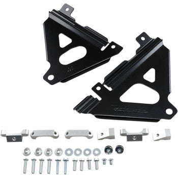 Works Connection Radiator Brace Set -Black