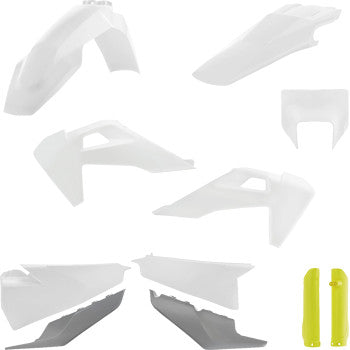 Acerbis Full Replacement Body Kit - OEM '23 White/Gray/White