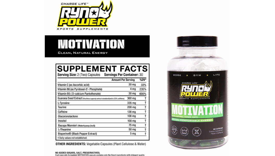 Ryno Power Motovation Capsules