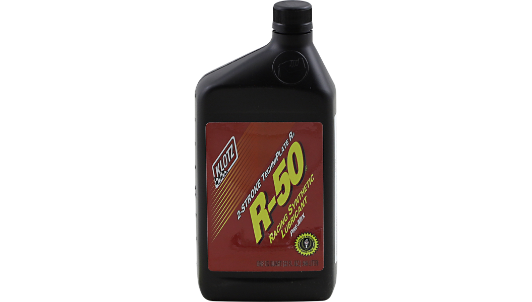 Klotz Oil R-50 Racing TechniPlate® Synthetic 2-Stroke Premix Oil, 1 us qt