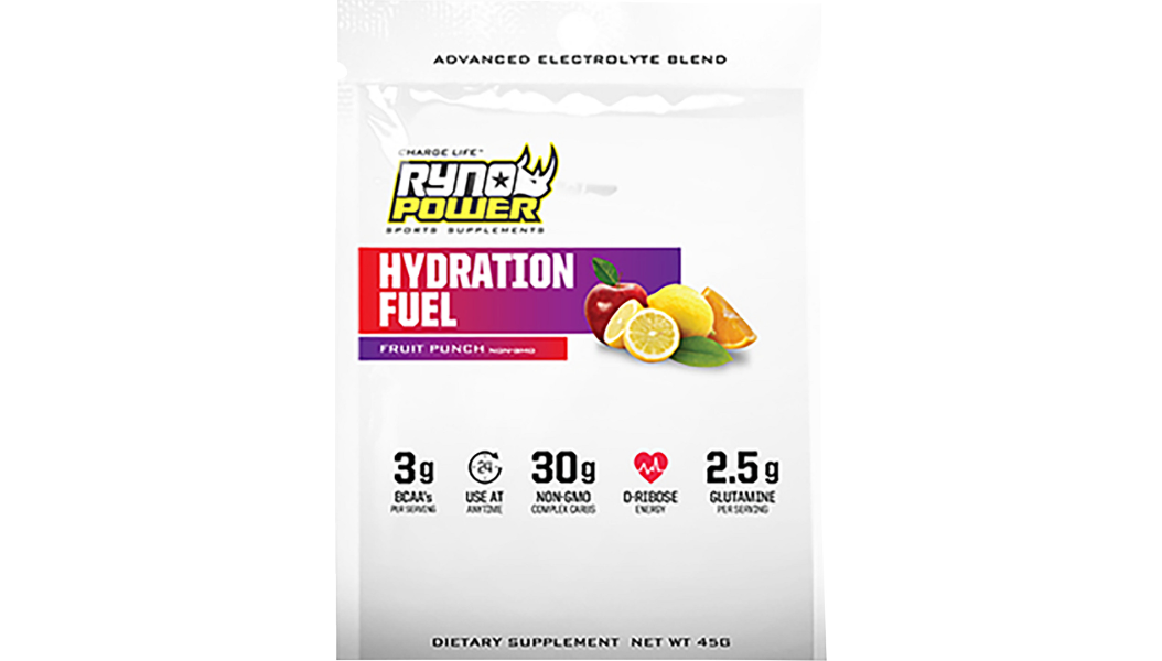 Ryno Power Hydration Fuel Drink Mix - Fruit Punch - 1 Serving